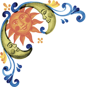 Decorazione angolo superiore sinistro